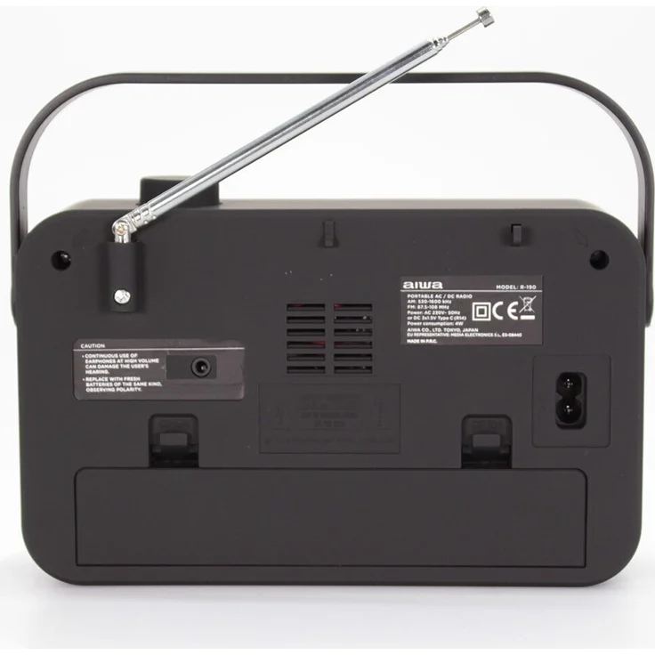 Aiwa RADIO PORTATIL R-190RD RED AM-FM - SPEAKER-3 -AUX IN-HANDLE-ANTENNA TELESCOPIC R-190RD (R-190RD) – Bild 3