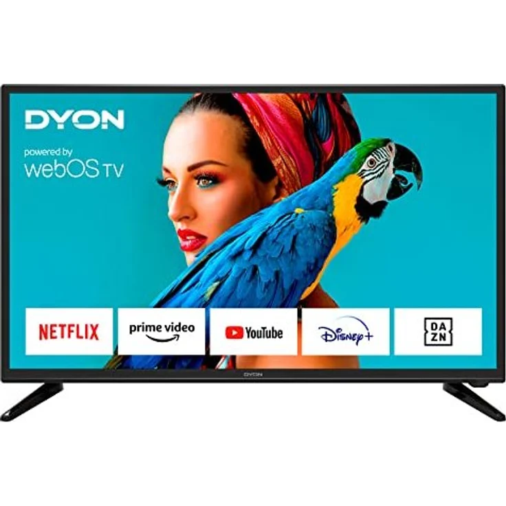 Dyon Smart 32 X-EOS 60 cm (24 Zoll) LED Smart TV (HD ready, kein HDR, Edge LED) HD-Triple-Tuner (Sat, Antenne, Kabel) Modelljahr 2021 Energieklasse F (DE-Modell) – Bild 1