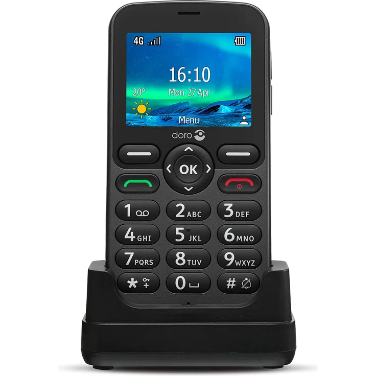 Doro 5860 Seniorenhandy Farbdisplay, Graphit