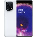 Oppo Find X5 5G Smartphone 16,63 cm (6,55 Zoll) AMOLED-Display, 256GB interner Speicher, 8GB RAM, Dual-SIM, Android 12, Weiß