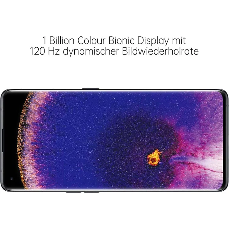 Oppo Find X5 5G Smartphone 16,63 cm (6,55 Zoll) AMOLED-Display, 256GB interner Speicher, 8GB RAM, Dual-SIM, Android 12, Schwarz – Bild 2