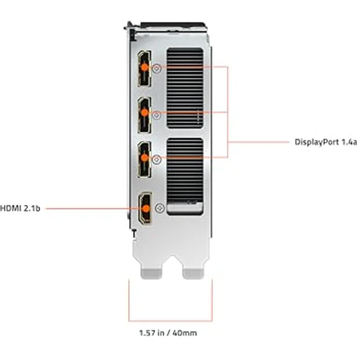Gigabyte AI TOP Rev 1 Grafikkarte Radeon PRO R9700, 32 GB GDDR6, PCIe 5.0 x16, 3 x DisplayPort, HDMI – Bild 12