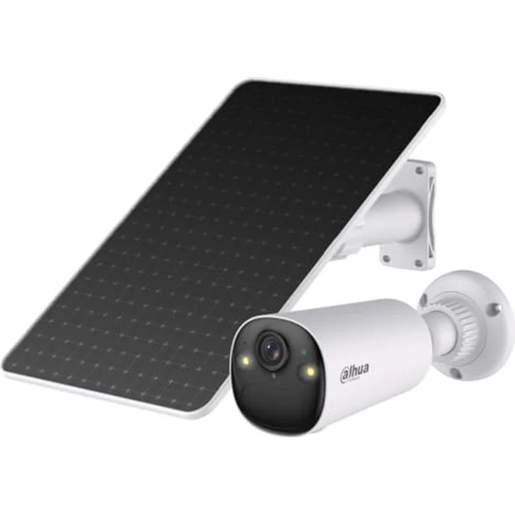 Dahua Überwachungskamera DH-KIT/BF4CP-4G-XL/M0508, 4 MP, kabellos mit 4G/LTE, Nachtsicht bis 20m, integrierter Akku und Solarpanel, weiß – Bild 1