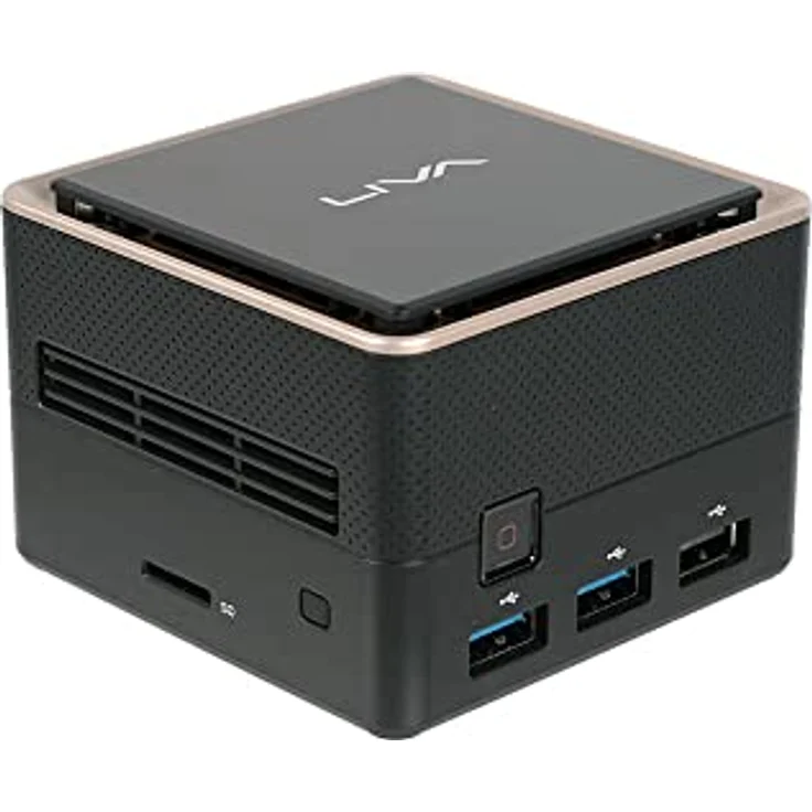 ECS LIVA Q3 Plus Mini-PC, Ryzen Embedded V1605B, 4 GB RAM, 128 GB eMMC, WLAN, Bluetooth, Windows 10 Pro – Bild 3