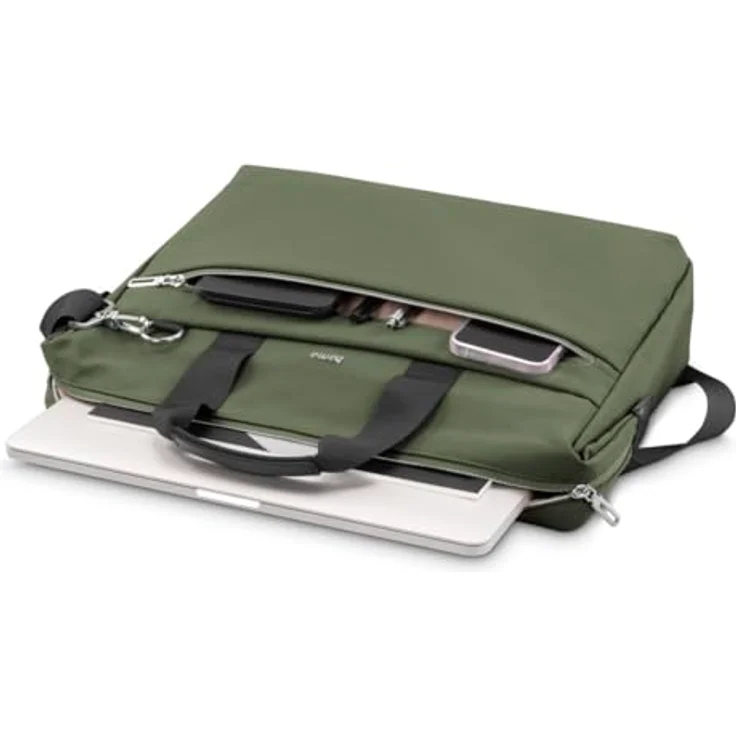 Hama Laptoptasche „Ultimate“ grün, für Laptops 40-41 cm, 15,6-16,2“, gepolstert, wasserabweisend, mit Tabletfach 11“, viele Fächer, Schultergurt, Trolleyschlaufe – Bild 11