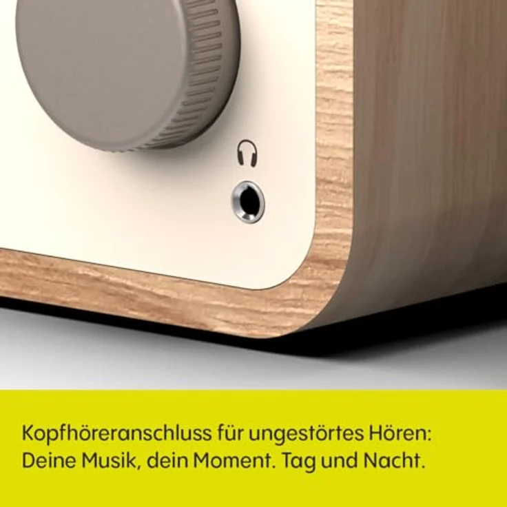 PURE Classic Stereo Mini, Kompaktanlage in Baumwolle Weiß mit DAB+/FM-Radio, CD-Player, Bluetooth 5.3 und 40 Watt Lautsprechern – Bild 6
