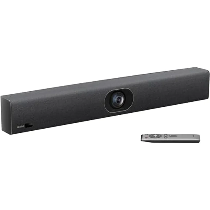 Yealink UVC40 E2 USB Videobar, 4K Ultra HD Kamera mit 120° Sichtfeld und 8 Mikrofonen, WiFi-enabled – Bild 1