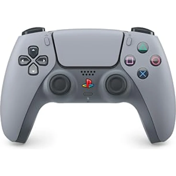 Sony Playstation 5 DualSense V3, 30th Anniversary Wireless-Controller mit haptischem Feedback und adaptiven Triggern, grau – Bild 1
