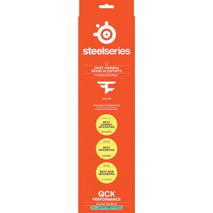 SteelSeries QcK Performance Balance XL Mauspad - Gaming-Mauspad, rutschfeste Basis, 900 x 400 mm, schwarz – Bild 14