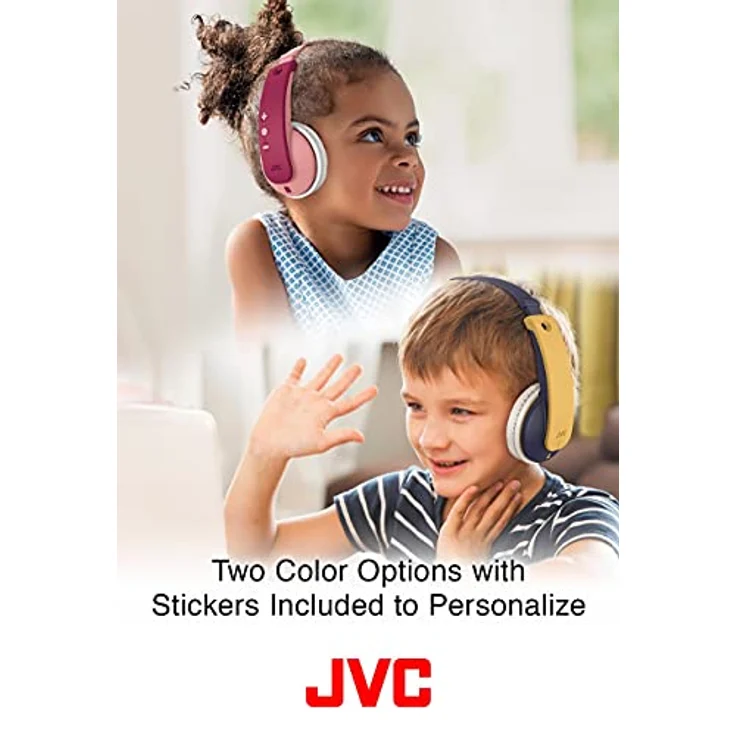 JVC HA-KD10W Kopfhörer Kopfband Musik Blau Gelb Knopf Tasten – Bild 8
