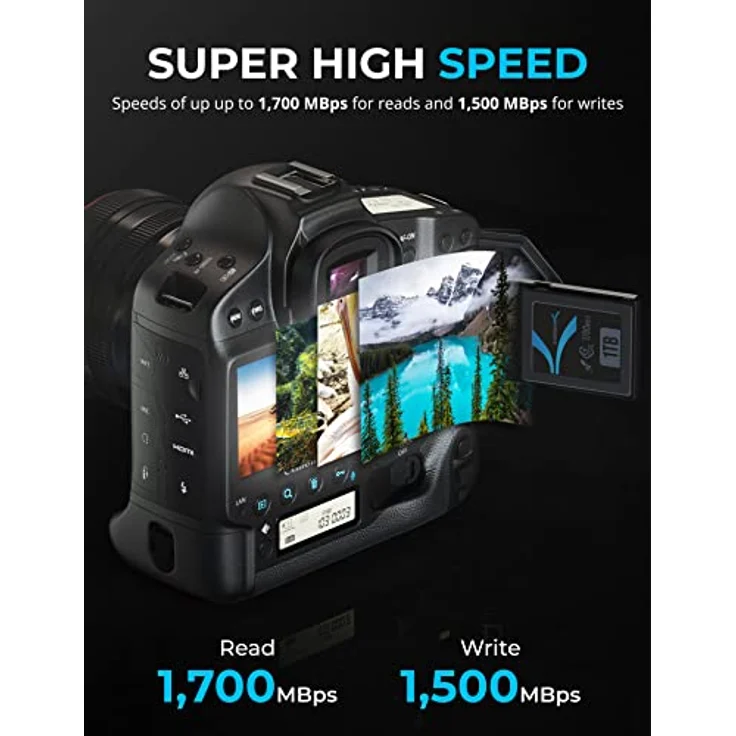 SABRENT Rocket CFX 1TB CFexpress Typ B Speicherkarte R1700MB/s W1500MB/s (CF-XTBT-1TB) – Bild 5