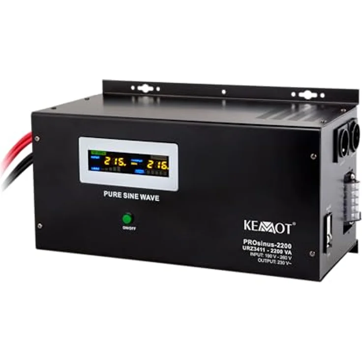 Kemo Unterbrechungsfreie Stromversorgung USV 12V 230V 3000VA, Standby USV mit 360W Leistung, Desktop-Gerät – Bild 1
