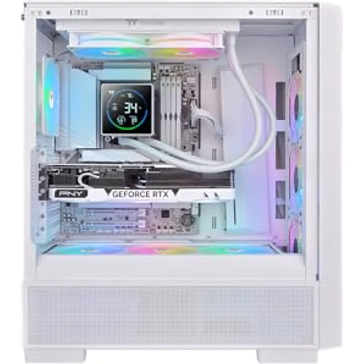Thermaltake TH240-S V3 ARGB Sync Snow, AiO-Wasserkühlung mit 2x 120mm Lüftern, bis 2500 rpm, 37.8 dB – Bild 9