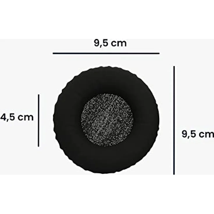 "kwmobile 2x Ohr Polster für Sennheiser Urbanite XL - Kunstleder Ohrpolster für Over Ear Headphones" – Bild 4