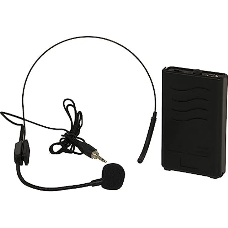 Ibiza - PORTHEAD12-2 - Drahtloses VHF-Kopfbügelmikrofon 207.5MHz für PORT8VHF-BT, PORT10VHF-BT, PORT12VHF-BT, PORT15VHF-BT