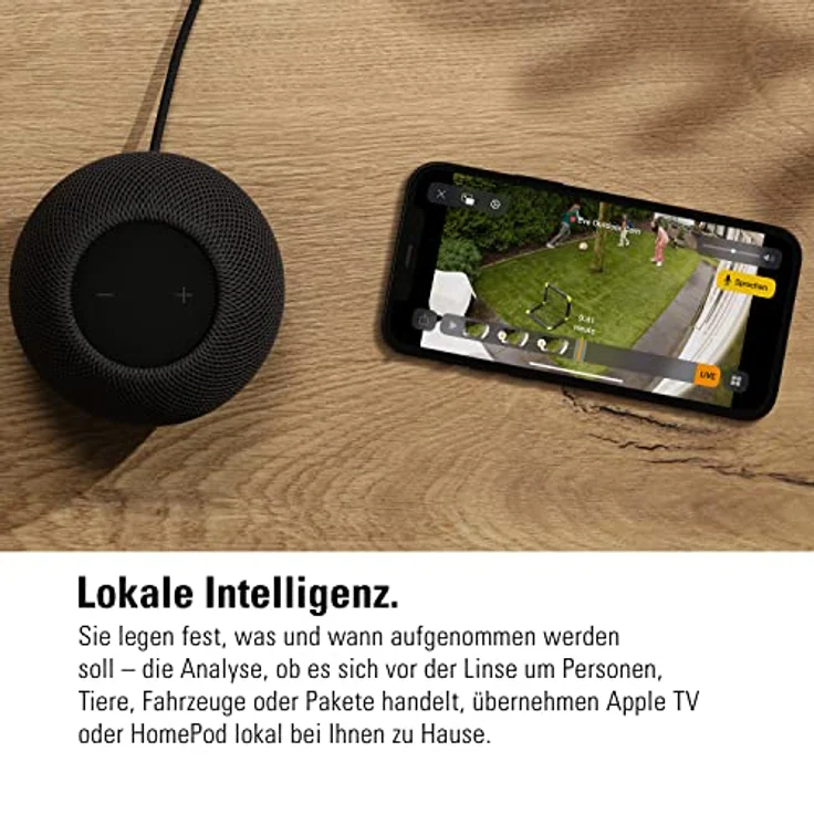 Eve Outdoor Cam – Smarte Überwachungskamera mit Flutlicht, Nachtsicht, Bewegungsmelder, Gegensprechanlage, flexible Installation, WLAN, höchster Datenschutz dank Apple HomeKit Secure Video – Bild 5