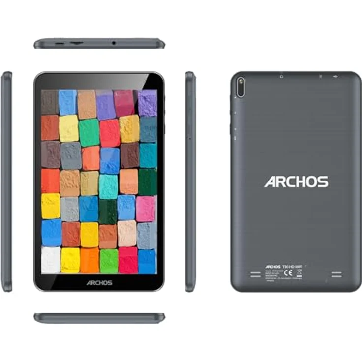 ARCHOS T80 HD Wifi Tablet, 8 Zoll HD Display, 3 GB RAM, 64 GB Speicher, Android 14, schwarz – Bild 4