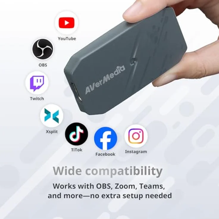 AVerMedia Video Capture Box, Live Streamer CAP 4K (BU113G2), Game Recorder mit 4K Auflösung und hoher Übertragungsqualität – Bild 8