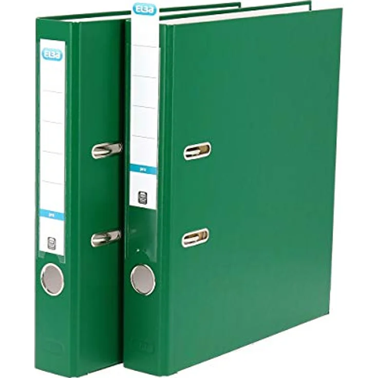 ELBA Aktenordner Ordner smart Pro 50mm DIN A4, Pappe/Polypropylen/Papier grün, rado-Ösen, auswechselbares Rückenschild, ELBA print – Bild 2
