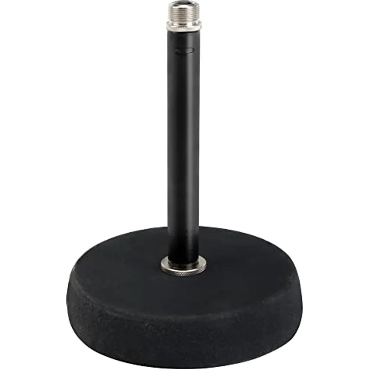 Pronomic MST-10 BK Mikrofon Tischstativ Tischmikrofon Stativ Ständer (für 3-8'' Gewinde, Gusseisener Fuß) schwarz – Bild 2