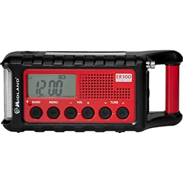 Midland Notfallset PMR-Premium: G15 Pro Funkgeräte + Kurbelradio inkl. Koffer, Ladegeräte, Akkus, 29612, mit SOS-Morsecode-Funktion, Ultraschall-Hundepfeife und Solarmodul – Bild 2