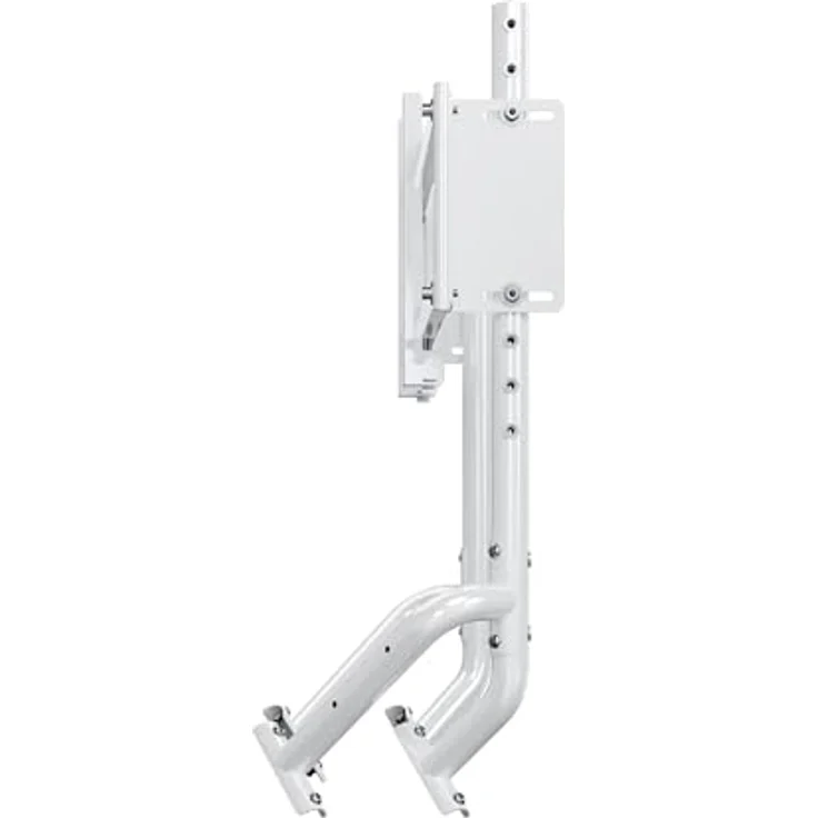 OPLITE R8 Single Monitor Mount Weiß, robuste Monitorhalterung mit 6-stufiger Höhenverstellung für R8 Fury, max. 55 Zoll Bildschirmgröße, VESA-kompatibel – Bild 2
