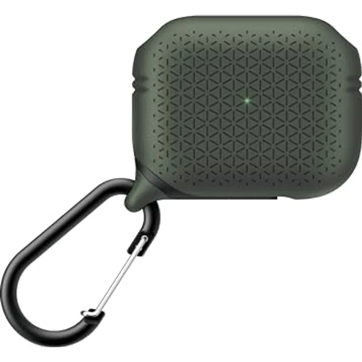 Catalyst Waterproof Case Special Edition für AirPods Pro, IP67 Schutzhülle in Army Green mit Fallschutz und Karabinerclip