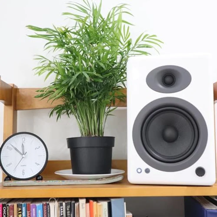 Audioengine Bookshelf Speakers A5+BT Regallautsprecher - 50 Watt - weiß – Bild 7
