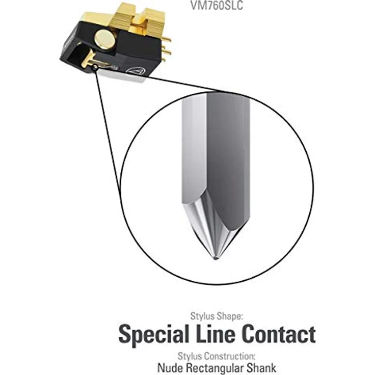 Audio-Technica VM760SLC Dual-Moving-Magnet-Stereotonabnehmer mit spezieller Line-Contact-Nadel – Bild 2