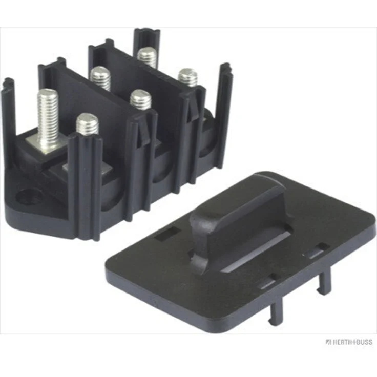 HERTH+BUSS ELPARTS Leitungsverbinder 50290340, 6-poliger Gewindeverbinder M6 mit Bolzen und Deckel