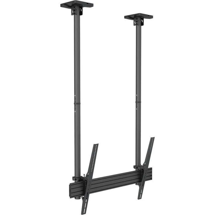 Multibrackets 5785, Deckenhalterung für Flachbildschirme bis 135 kg, VESA 100-900 mm, neig- und schwenkbar, schwarz