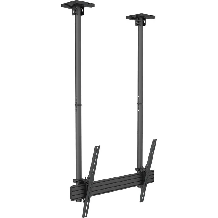 Multibrackets 5785, Deckenhalterung für Flachbildschirme bis 135 kg, VESA 100-900 mm, neig- und schwenkbar, schwarz
