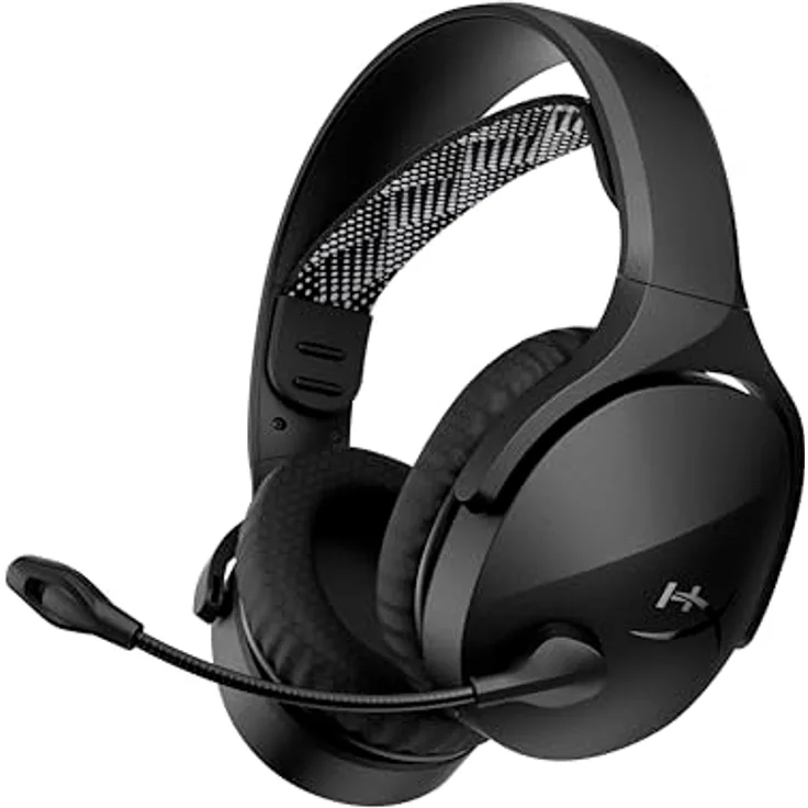 HyperX Cloud Jet Dual Wireless Gaming Headset, Schwarz, 2.4GHz & Bluetooth, 40mm Treiber, 25 Stunden Akkulaufzeit