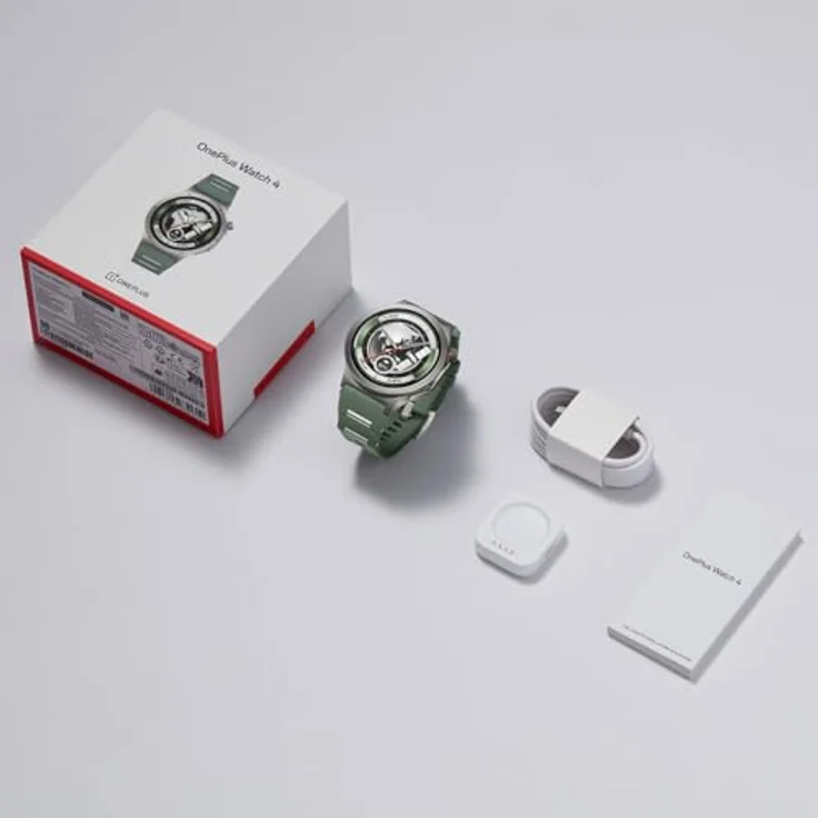 OnePlus Watch 4, Smartwatch mit gesundheits- und fitnessorientierten Funktionen, grün – Bild 9