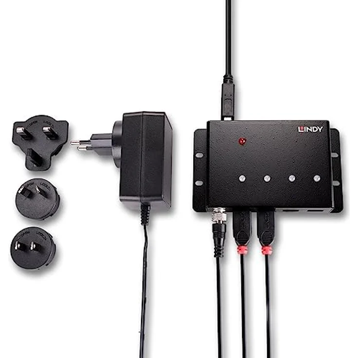 Lindy 4 Port USB 3.0 Metall-Hub – Bild 5