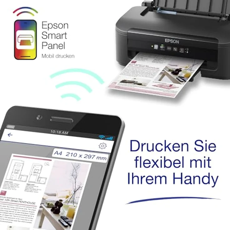 Epson Workforce WF-2110W Inkjet Multifunction Printer Color 10ppm A4 (P) – Bild 5