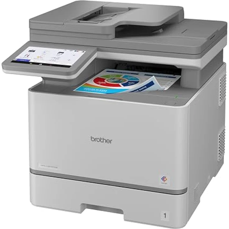 Brother MFC-L8970CDW, 4-in-1 Farblaser Multifunktionsdrucker mit bis zu 31 S./Min. Druckgeschwindigkeit, Duplex, WLAN & 250 Blatt Papierkassette – Bild 3