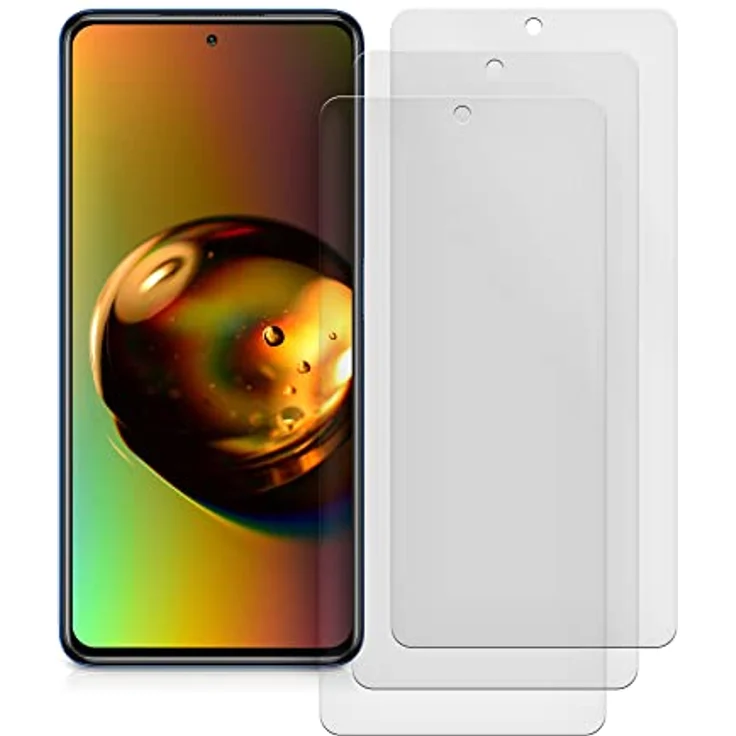 kwmobile 3X Folie matt kompatibel mit Xiaomi Poco X3 NFC/Poco X3 Pro - Displayschutzfolie Schutzfolie entspiegelt, transparent – Bild 4