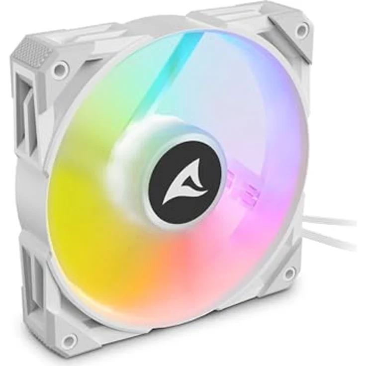 Sharkoon Gehäuselüfter Rebel F50 PWM, 120mm Lüfter, 600-2000 U/min, 35 dB, verschraubte Befestigung – Bild 1