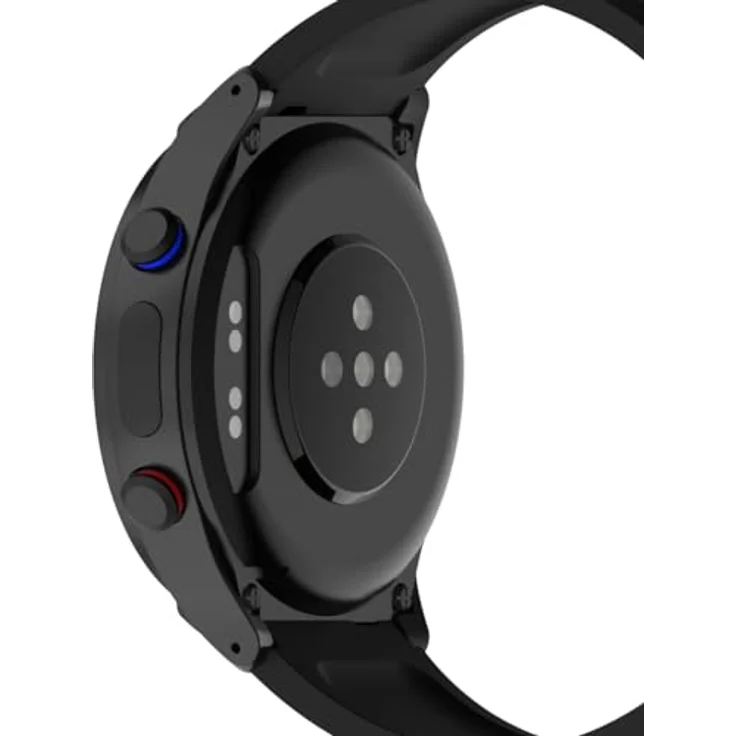 NikuTRAX Notrufuhr für Senioren NPC360S mit GeoTRAX Portal, 4G/LTE, AMOLED Display, Pulsoxymetrie, Blutdruckmessung, Temperaturmessung, Schrittzähler, GPS, blau – Bild 4