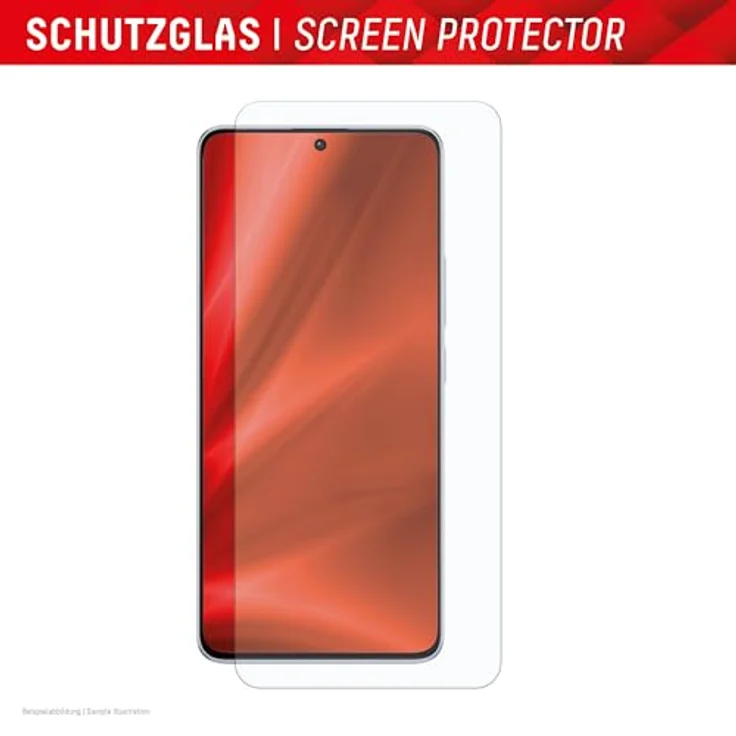 Displex Smart Glass (9H) für Xiaomi Redmi Note 14, Montagesticker, unzerbrechlich, ultra-dünn, unsichtbar – Bild 4