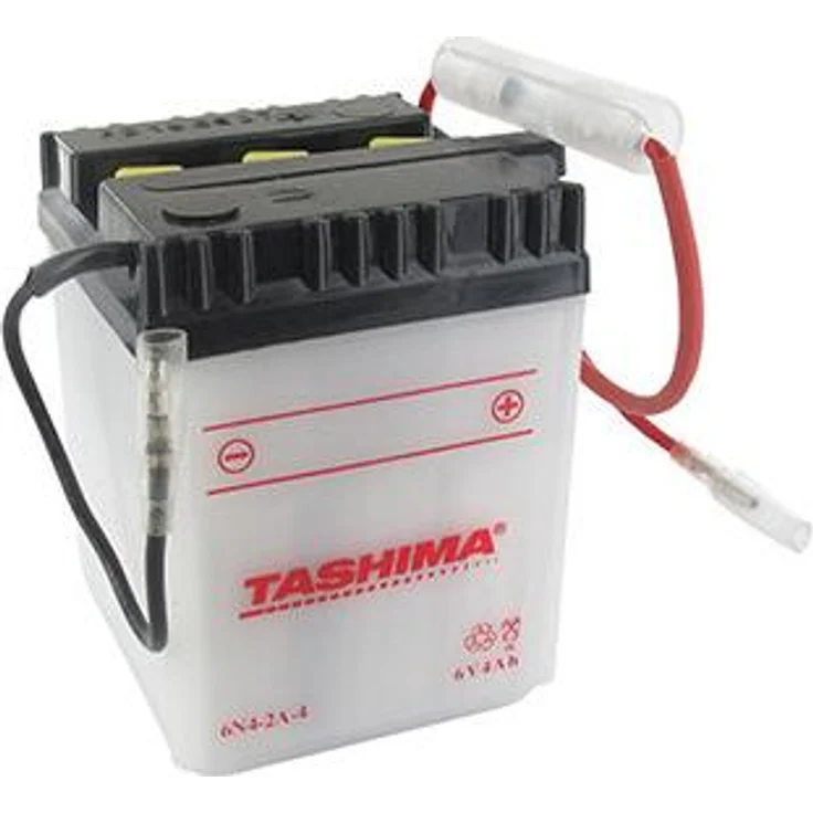 Tashima 6V Blei Batterie 4A, 71x71x96 mm, + rechts, für Scooter und Motorräder, ohne Säure