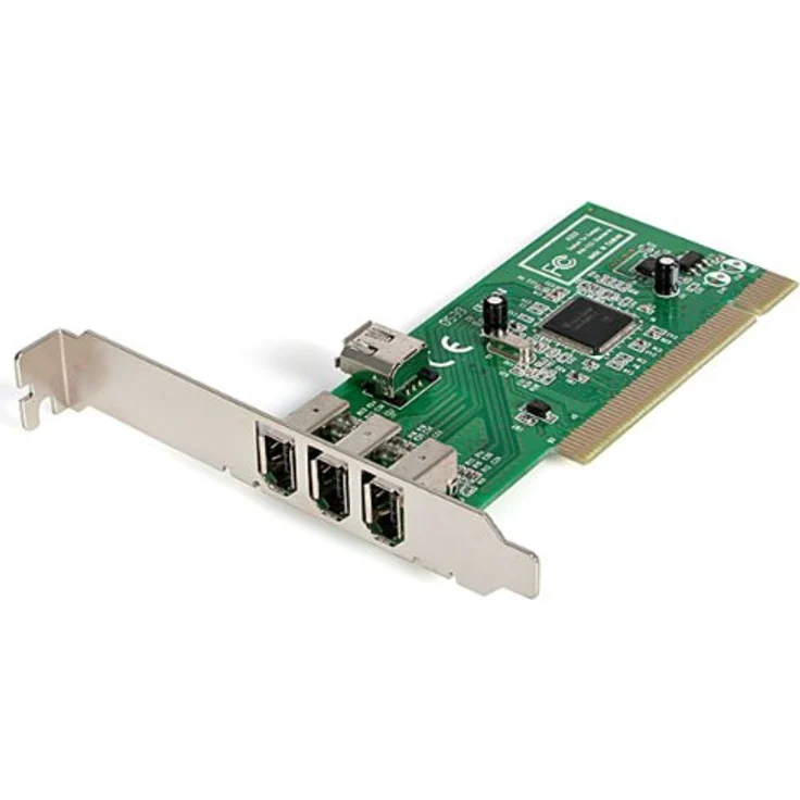 StarTech.com 4 Port 1394a FireWire PCI Schnittstellenkarte - 3x extern 1x intern (PCI1394MP) – Bild 2
