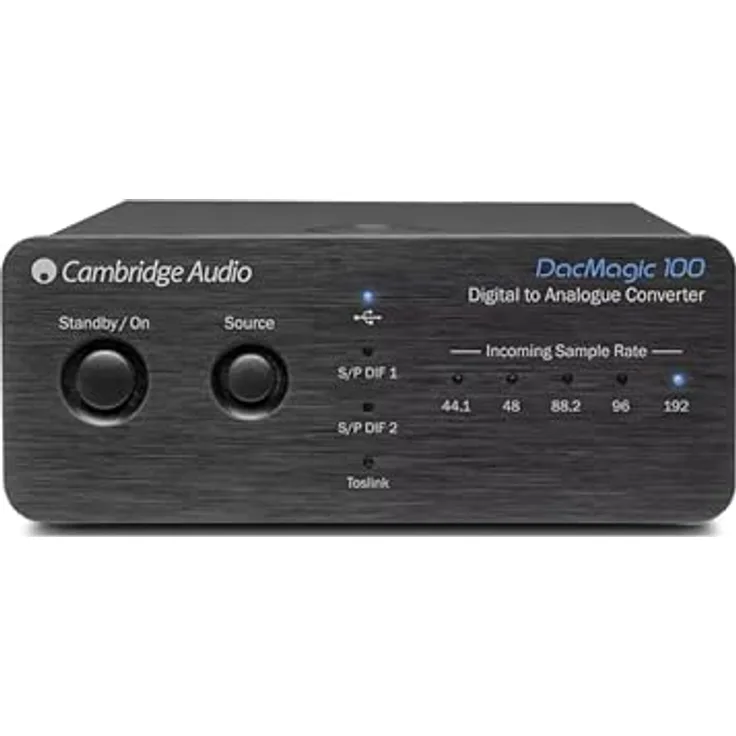 Cambridge Audio DacMagic 100 – Digital-Analog-Wandler mit USB-Audio, unterstützt bis zu 24 bit/192 kHz