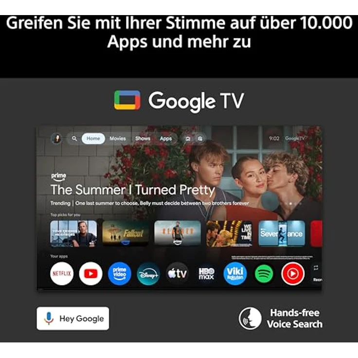 Sony BRAVIA 3II 65XR32M2, 65 Zoll 4K Smart-TV mit Google TV, XR Prozessor, 120 Hz, Dolby Vision/Atmos, PS5-kompatibel, Modell 2026 – Bild 5