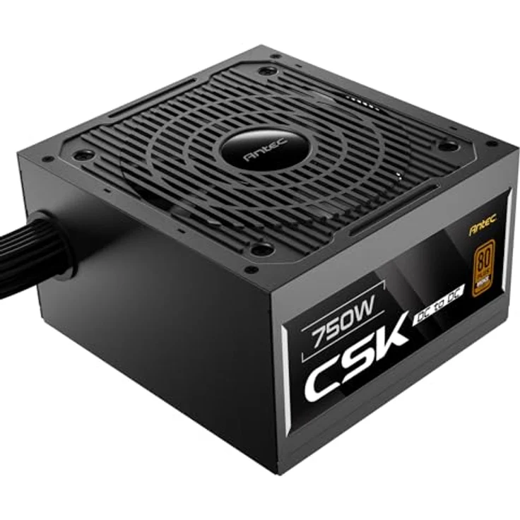 Antec CSK750DC EC 80+ Bronze ATX Netzteil, 750 W, DC-to-DC Architektur, Schwarz – Bild 10