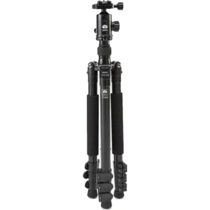 Sirui ET-2004-E-20 Easy Traveler Dreibeinstativ (mit E-20 Kopf, Aluminium, Höhe: 144 cm, Gewicht: 1,65 kg, Belastbarkeit: 12 kg, mit Tasche und Gurt) schwarz – Bild 5