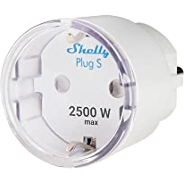 Shelly Plus Plug S - Intelligente Steckdose Funktioniert mit Alexa & Google Home, programmierbare Steckdose mit Sprachsteuerung, Bluetooth und Wi-Fi-Gerät zur Automatisierung von Geräten Strommessung – Bild 3