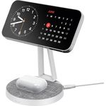 XLayer MagFix Pro 2-in-1 Ladestation Wireless Charger Standby Kompatibel mit Magsafe Ladegerät Apple mit magnetischer Induktion kabelloses schnelles Laden von iPhone 15/14/13/12/11 Pro Max Plus Mini
