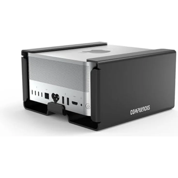 Compulocks MSBKT01, Sicherheitskabel für Mini PC, schwarz, aus Aluminium, mit Schloss und integriertem Kabelmanagement – Bild 1